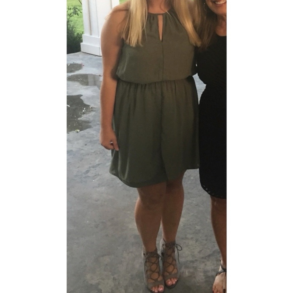 Olive Green Summer dress
